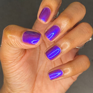 Image provided for Bee's Knees by a paid swatcher featuring the nail polish " Give It Back Tenfold "