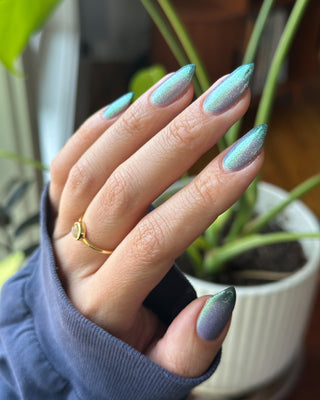 Image provided for Bee's Knees by a paid swatcher featuring the nail polish " Ascension "