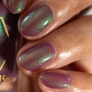Image provided for Bee's Knees by a paid swatcher featuring the nail polish " Hasta Luego "