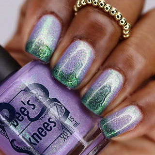 Image provided for Bee's Knees by a paid swatcher featuring the nail polish " Ascension "