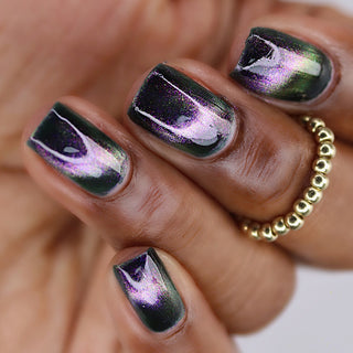 Image provided for Bee's Knees by a paid swatcher featuring the nail polish " That's Our Girl "