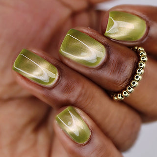 Image provided for Bee's Knees by a paid swatcher featuring the nail polish " Happy Tuesday "