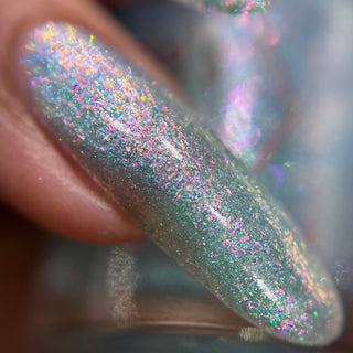 Image provided for Bee's Knees by a paid swatcher featuring the nail polish " Heartbreak "