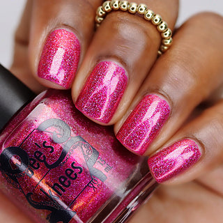 Image provided for Bee's Knees by a paid swatcher featuring the nail polish " Ma Fille "