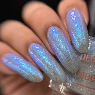 Image provided for Bee's Knees by a paid swatcher featuring the nail polish " Poisoned Fairy Fruit "