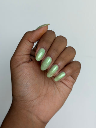 Image provided for Bee's Knees by a paid swatcher featuring the nail polish " Seafoam in my Blood "