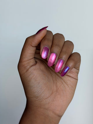 Image provided for Bee's Knees by a paid swatcher featuring the nail polish " The Sharper the Teeth "