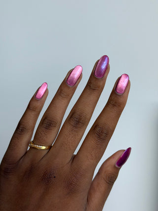 Image provided for Bee's Knees by a paid swatcher featuring the nail polish " The Sharper the Teeth "