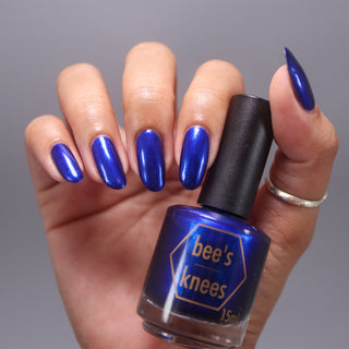 Image provided for Bee's Knees by a paid swatcher featuring the nail polish " Immortality "