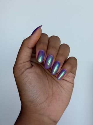 Image provided for Bee's Knees by a paid swatcher featuring the nail polish " Sea Hag Summer "