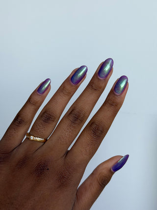 Image provided for Bee's Knees by a paid swatcher featuring the nail polish " Sea Hag Summer "