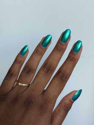Image provided for Bee's Knees by a paid swatcher featuring the nail polish " Enchanted or Entitled? "