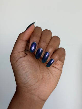 Image provided for Bee's Knees by a paid swatcher featuring the nail polish " Siren Song "
