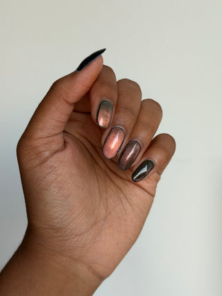 Image provided for Bee's Knees by a paid swatcher featuring the nail polish " Circle with Me "