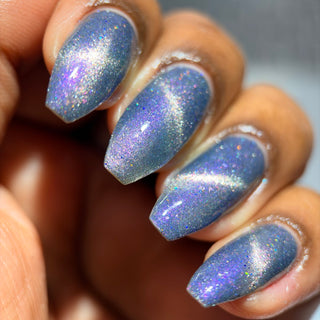 Image provided for Bee's Knees by a paid swatcher featuring the nail polish " True Power Lies in the Shadows "