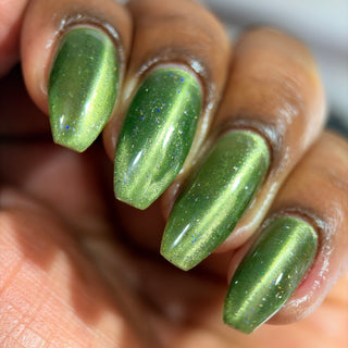 Image provided for Bee's Knees by a paid swatcher featuring the nail polish " Coercer "
