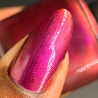 Image provided for Bee's Knees by a paid swatcher featuring the nail polish " What is Devotion Without Love? "