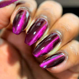 Image provided for Bee's Knees by a paid swatcher featuring the nail polish " What is Devotion Without Love? "