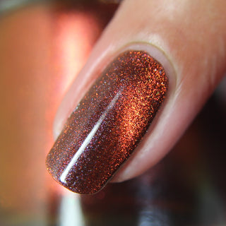 Image provided for Bee's Knees by a paid swatcher featuring the nail polish " The Crown Prince "