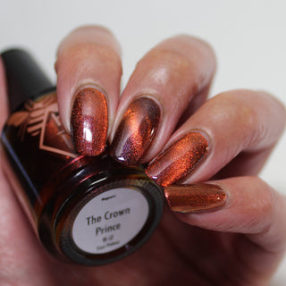 Image provided for Bee's Knees by a paid swatcher featuring the nail polish " The Crown Prince "