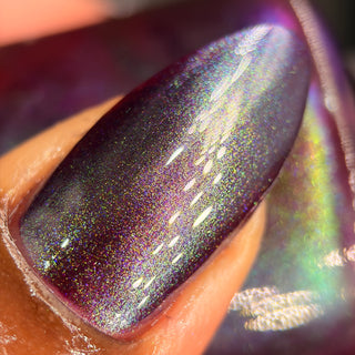 Image provided for Bee's Knees by a paid swatcher featuring the nail polish " Godstouched "
