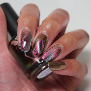 Image provided for Bee's Knees by a paid swatcher featuring the nail polish " That Goes Without Saying "