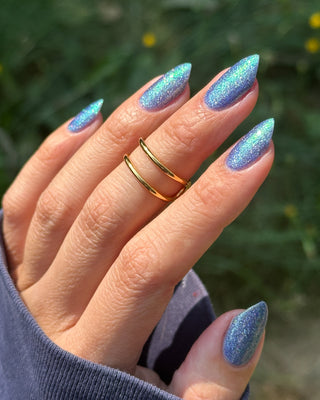 Image provided for Bee's Knees by a paid swatcher featuring the nail polish " Acceptance "