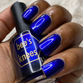 Image provided for Bee's Knees by a paid swatcher featuring the nail polish " Immortality "