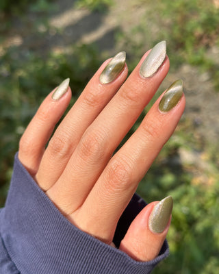 Image provided for Bee's Knees by a paid swatcher featuring the nail polish " Happy Tuesday "