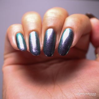 Image provided for Bee's Knees by a paid swatcher featuring the nail polish " Discord "