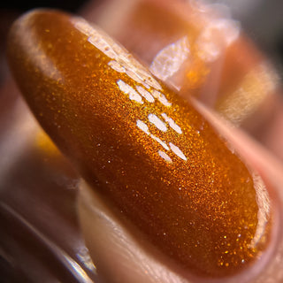Image provided for Bee's Knees by a paid swatcher featuring the nail polish " You Remind Me That I'm Alive "