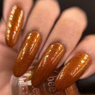 Image provided for Bee's Knees by a paid swatcher featuring the nail polish " You Remind Me That I'm Alive "