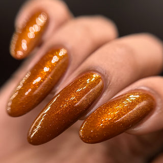 Image provided for Bee's Knees by a paid swatcher featuring the nail polish " You Remind Me That I'm Alive "