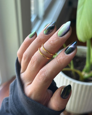 Image provided for Bee's Knees by a paid swatcher featuring the nail polish " That's Our Girl "