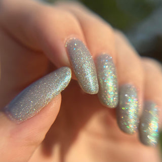 Image provided for Bee's Knees by a paid swatcher featuring the nail polish " The Source "
