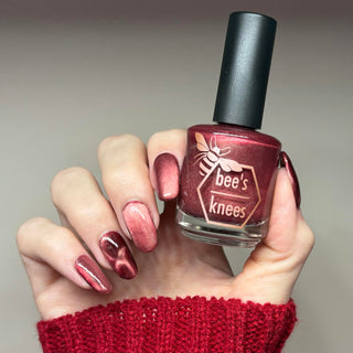 Image provided for Bee's Knees by a paid swatcher featuring the nail polish " Mother was Mine "