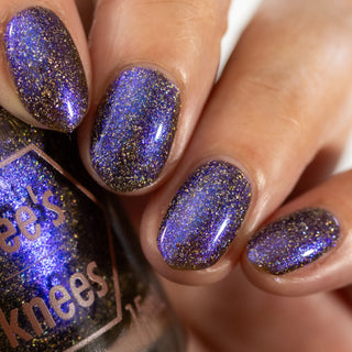 Image provided for Bee's Knees by a paid swatcher featuring the nail polish " Wyrd "