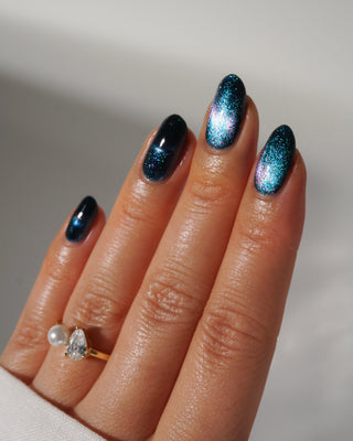 Image provided for Bee's Knees by a paid swatcher featuring the nail polish " Even Death Bears its Flowers "