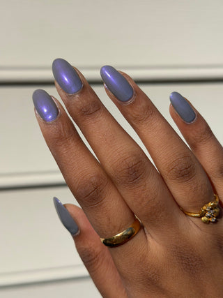 Image provided for Bee's Knees by a paid swatcher featuring the nail polish " But I Felt Cold, so Cold "
