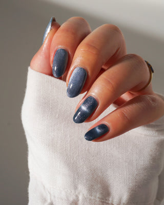 Image provided for Bee's Knees by a paid swatcher featuring the nail polish " Your Dream is at an End "