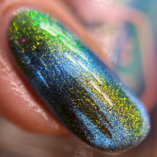 Image provided for Bee's Knees by a paid swatcher featuring the nail polish " I Will Change Your Destiny "