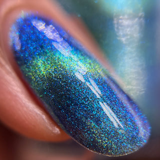 Image provided for Bee's Knees by a paid swatcher featuring the nail polish " In Seeking Life, I Created Death "