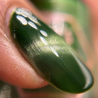 Image provided for Bee's Knees by a paid swatcher featuring the nail polish " Believing Something does not Make it True "