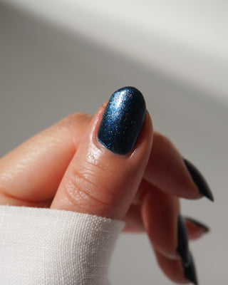 Image provided for Bee's Knees by a paid swatcher featuring the nail polish " Even Death Bears its Flowers "