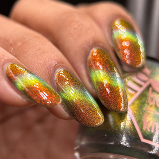 Image provided for Bee's Knees by a paid swatcher featuring the nail polish " Please Always Helps "