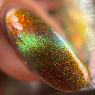 Image provided for Bee's Knees by a paid swatcher featuring the nail polish " Please Always Helps "