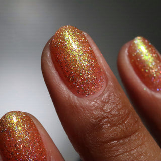 Image provided for Bee's Knees by a paid swatcher featuring the nail polish " The Golden Path "