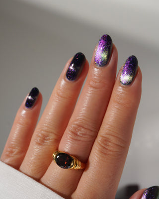 Image provided for Bee's Knees by a paid swatcher featuring the nail polish " Soon You Will Not Have to Drown "