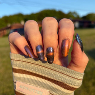 Image provided for Bee's Knees by a paid swatcher featuring the nail polish " Tether "