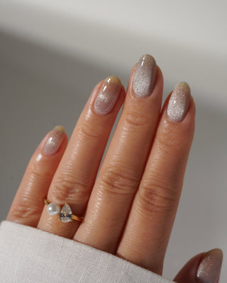 Image provided for Bee's Knees by a paid swatcher featuring the nail polish " And Yet "